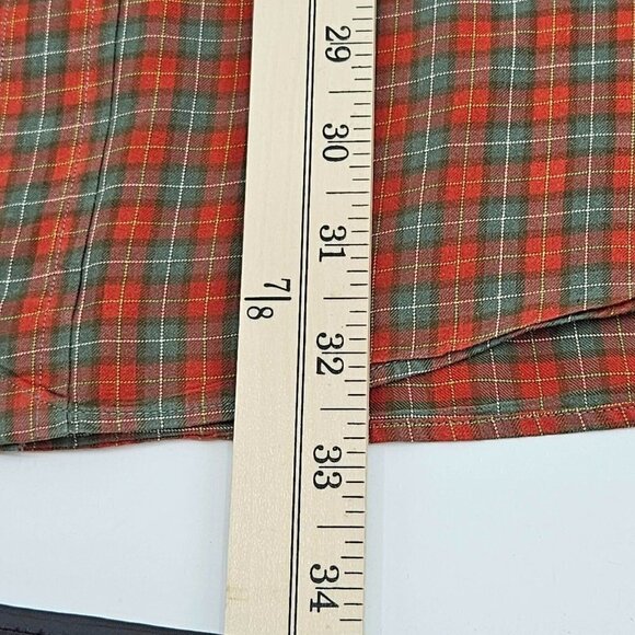 Ralph Lauren Classic Fit Plaid Button Down Shirt Red Men’s Size XXL Long Sleeve - Picture 10 of 10
